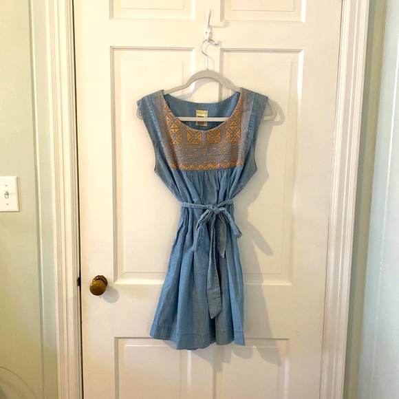 Fossil, size medium, denim dress - Picture 1 of 2